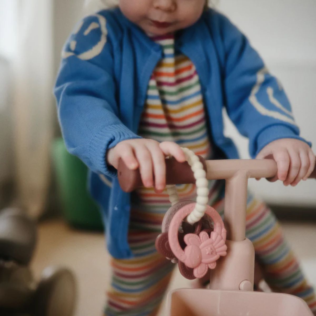 Mushie Silicone Teething Ring - Fairy - Sensory Stimulation for Development